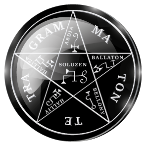 Tétragramme et sigil d'anges, Aleister Crowley, Goetia