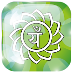 Fourth Chakra Anahata with mantra