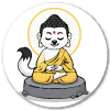 La Blanche Hermine en Bouddha